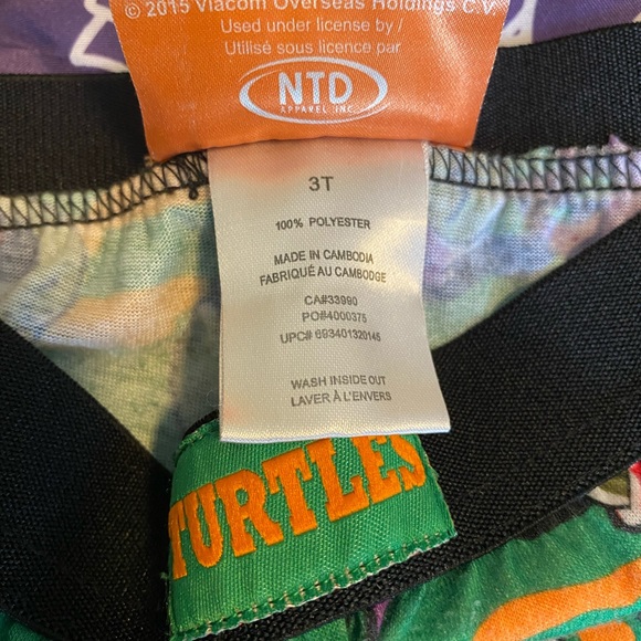 Ninja turtle pj set size 3T - Picture 8 of 8